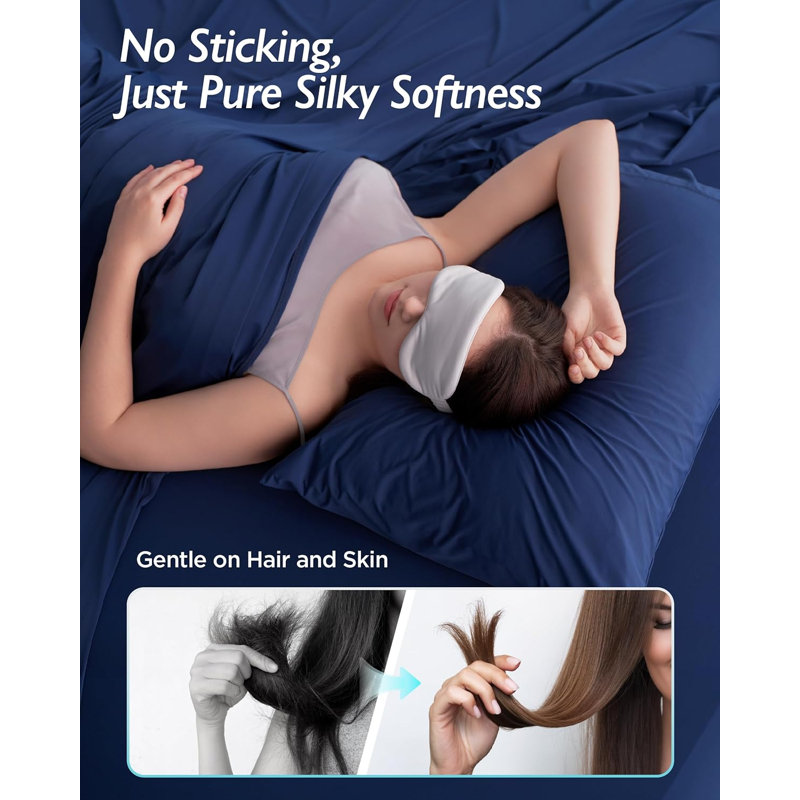 Breescape Cooling Pillow Cases, Insignia Blue, Queen Pillow Case