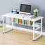Bureau d'ordinateur avec tablettes ouvertes Sandita, bureau de rangement universel bureau / maison, bureau d'ordinateur avec bureau-18493613