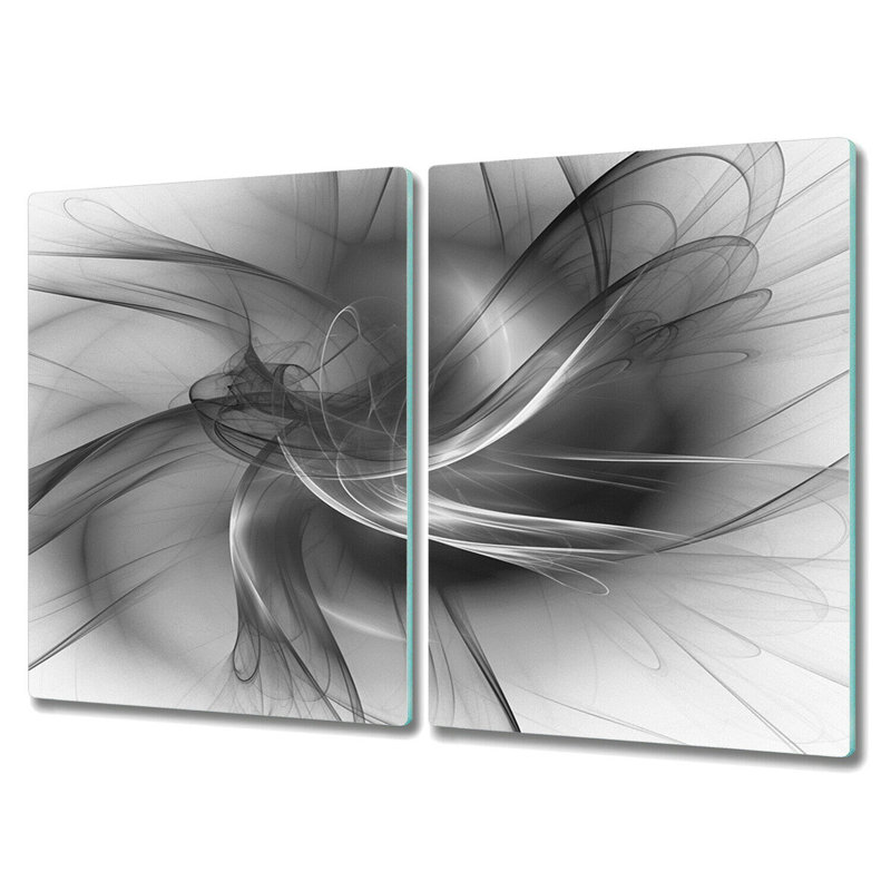 Anston Irregular Spiral Swirls Chopping Board, 30cm L x 52cm W