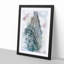 The Flatiron Building in New York in Abstract - Picture Frame Painting Print-55737286-55737281