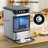Professional Nugget Ice Maker Countertop ，36LBS/24Hrs ，Chewable Pellet Ice Machine with Self-Cleaning, 