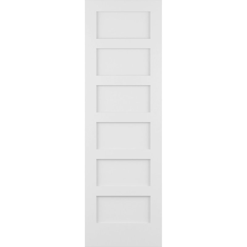 Porte standard lambrissée en bois manufacturé, 32 po x 96 po