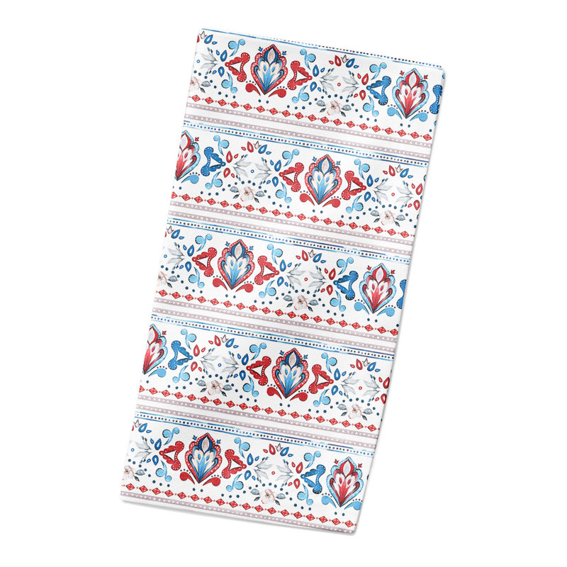 Cotton Paisley Square Napkin