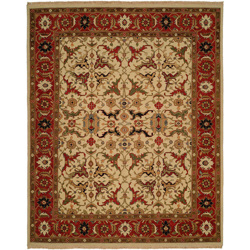 Wool Oriental Area Rug, Rectangle 12' x 18'