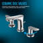 Double Handle Bathroom Faucet with Drain Assembly-563959942