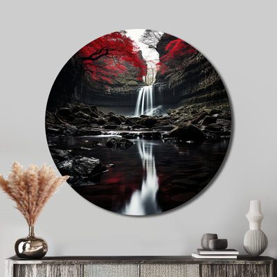 Courson - Landscapes Round Metal Art
