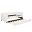 Lit de jour simple confortable beige avec espace ergonomique moderne et gigogne-1642814659