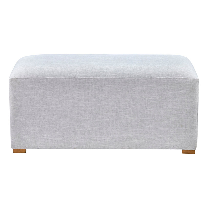 Banc d'appoint rembourré Ethan, stuc