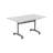 Buariki Rectangle Flip Top Modular Training Table with Casters-49340744-49340752