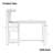 Computer Desk With Power Outlet & Storage Shelves, Study Writing Table With USB Ports Charging Station, PC Desk Workstation For Home Office-534135649