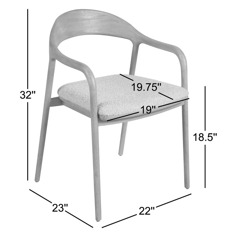 Modern Upholstered Arm Chair, Brown