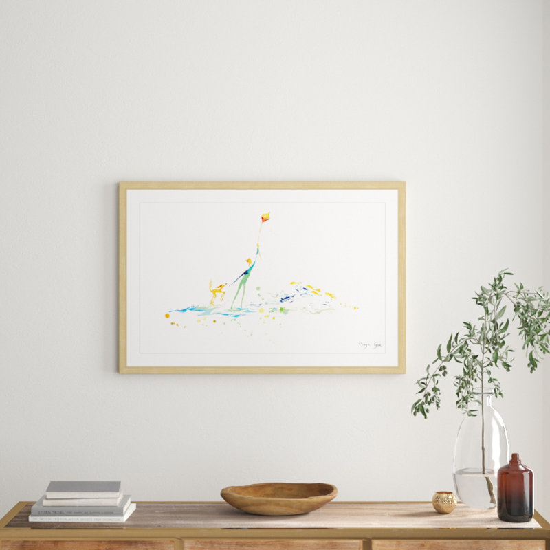 Maya Gur - Single Picture Frame Painting, 61cm H x 91cm W x 3.81cm D