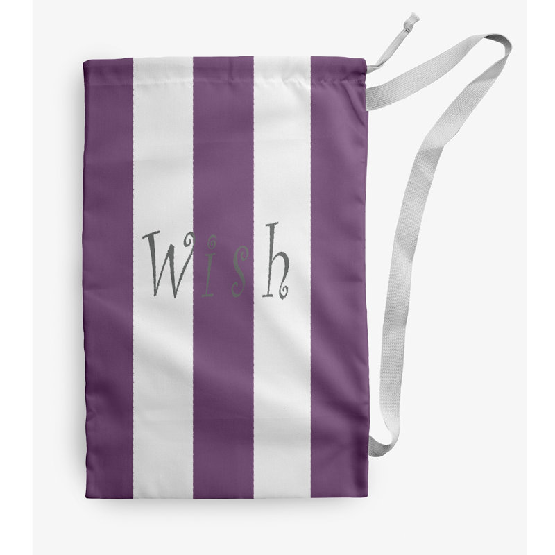 Fabric Laundry Bag with Handles, Medium (36" H x 28" W), Light Purple