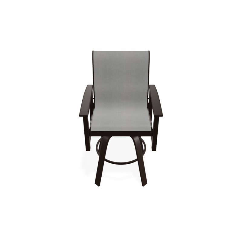 Fauteuil pivotant à hauteur de barre Leeward MGP, Alliage Sunbrella®, Kona texturé