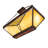 Nuevo Mission Glass Semi Flush Mount