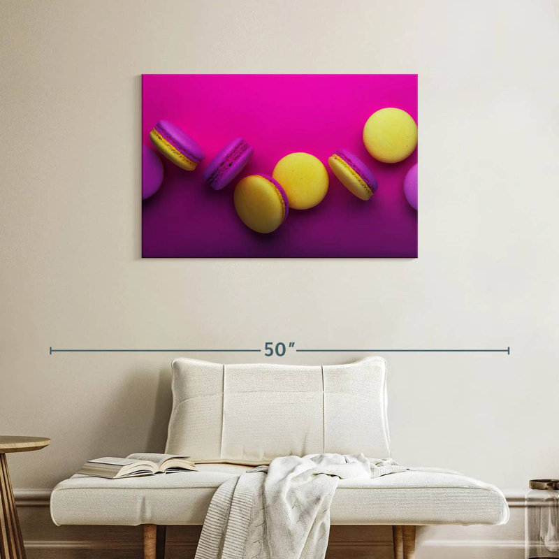 Yarlin Magenta And Yellow Macarons