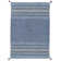 Azizi Striped Hand Woven Cotton Blue Rug