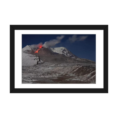 " Incandescent Rockfall Of Glowing Lava Down Flank Of Shiveluch Volcano " by Richard Roscoe