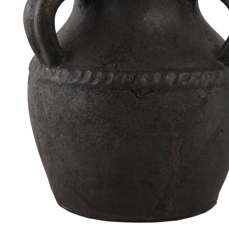 Vase en terre cuite Kenith, Black