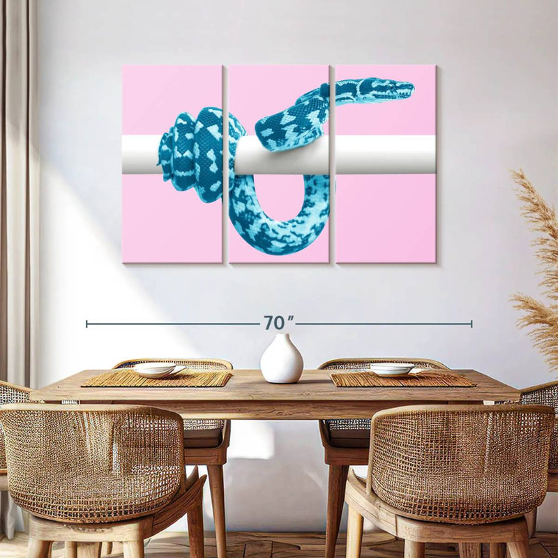 Brampt Snake I, 36" H x 57" W