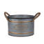 Ensemble de 3 pots décoratifs en métal Huxley