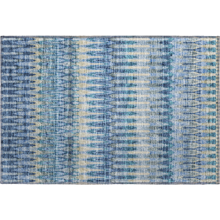 Premium Machine Washable Prisco Denim Rug