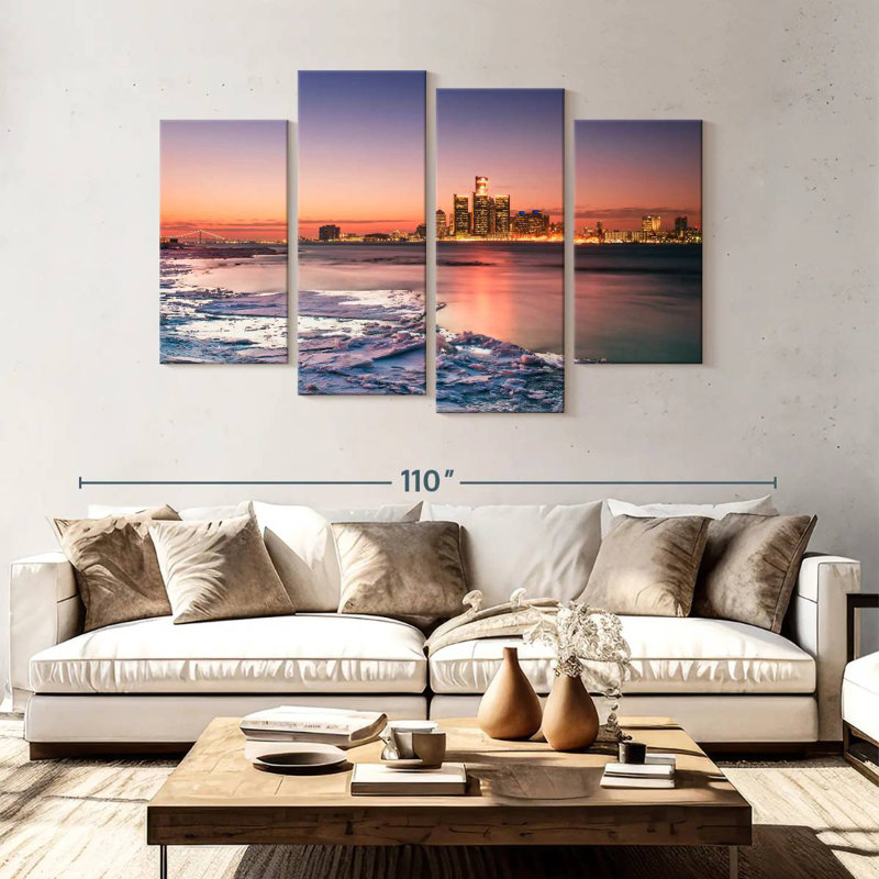 Nicci Detroit Skyline In Winter