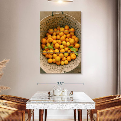 Panier de citrons frais