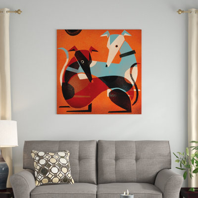 Terry Runyan " Greyhound Pair "