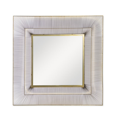 Stratton Square Metal Wall Mirror