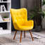 Chaise en velours soyeux Inniss