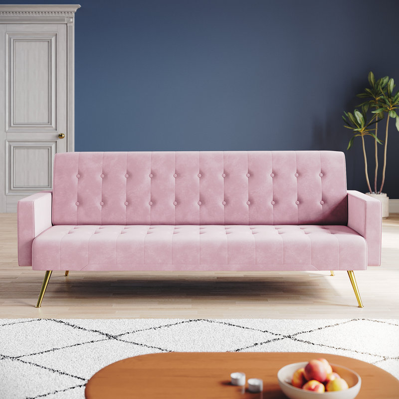 Kena 5 Seater Sleeper, Pink Fireproof Sponge