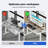 Electric Standing Desk With Drawers,Home Office Height Adjustable  Desk with Large Monitor Shelf-2022676707-2022635908