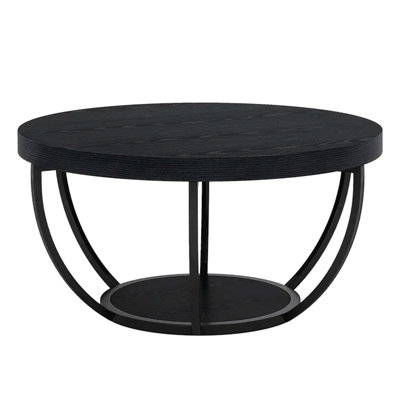 Round Chating Table,Central Table,2-Tier Coffee Table
