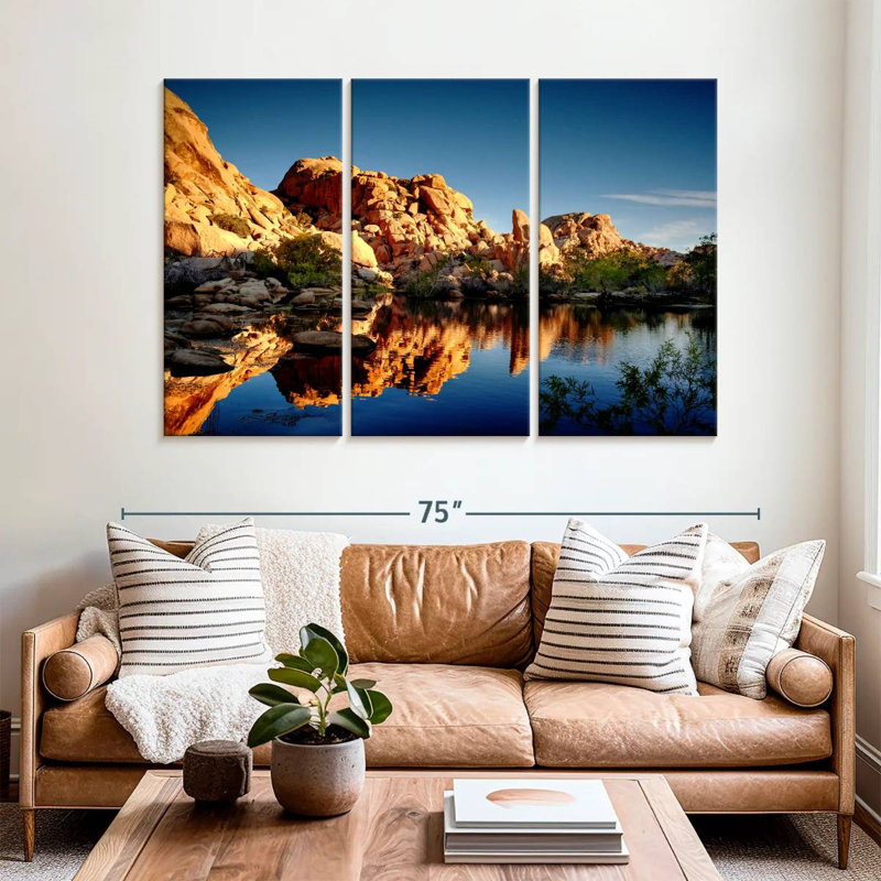 Paysage de piscine Joshua Tree, H 42 po x l 65 po