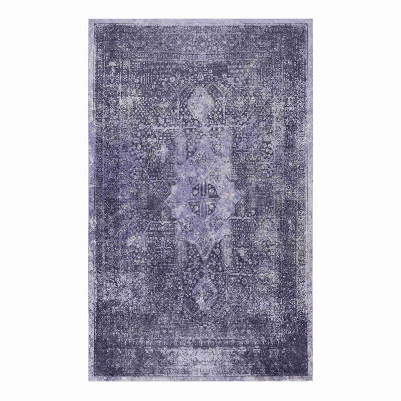 Washable Rug Area Rug, Rectangle 6' x 9'