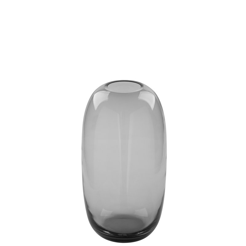 Brasil Handmade Glass Table Vase, 30cm H x 17cm W x 17cm D