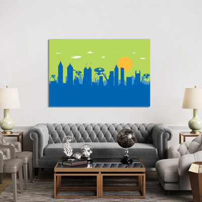 Atlanta's War - Wrapped Canvas Print