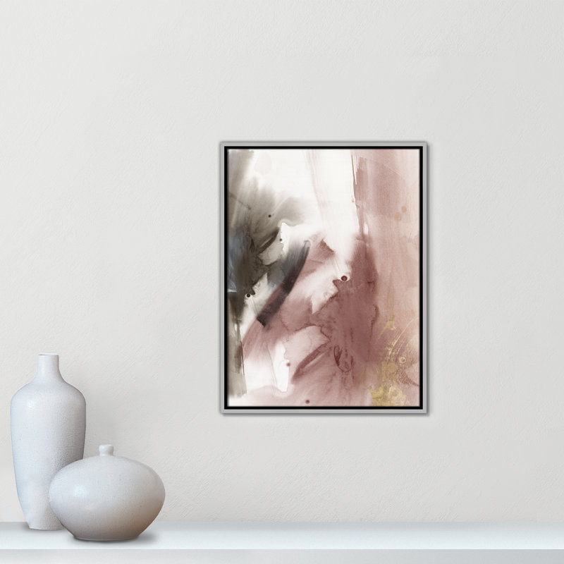 Impression stratifiée II par Casa Fine Arts, Argent, H 25,5 po x l 19,5 po