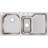 Lustertone 41.5" L x 20.5" W Double Basin Undermount Kitchen Sink
