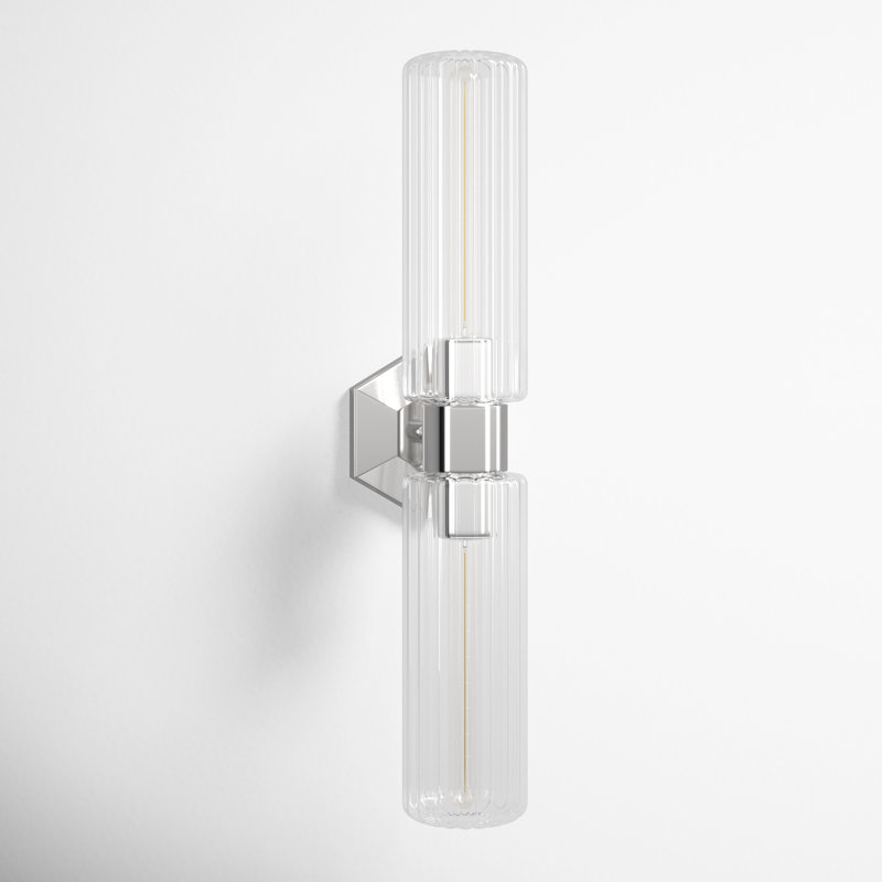 Abigail Armed Sconce, Polished Nickel