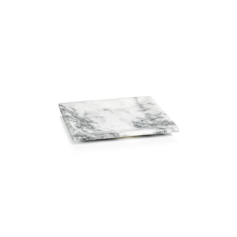 Marble Tray - Set of 2, 1" H x 8" W x 8" D