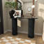 Console ovale en bois Cole and Grey