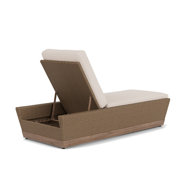 Charisma Pool Chaise, Canvas Birds Eye