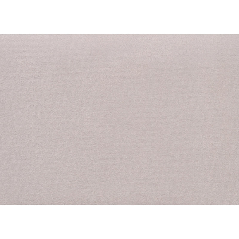Grand lit rose contemporain avec tête de lit tapissier nervurée, structure discrète et pieds discrets pour la chambre à coucher, motif texturé, discret