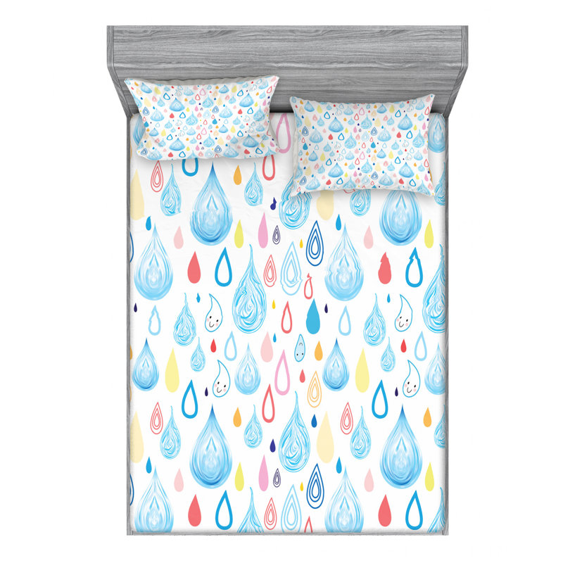 Microfiber Sheet Set, Full Sheet Set with Fitted Sheet