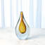 Stretched Neck Handmade Glass Table Vase
