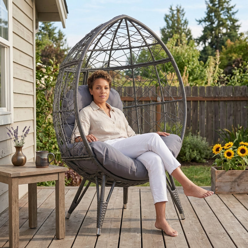 Chaise en forme de larme