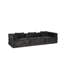 Ensemble de canapé convertible modulaire en tissu chenille sans dossier-438714094