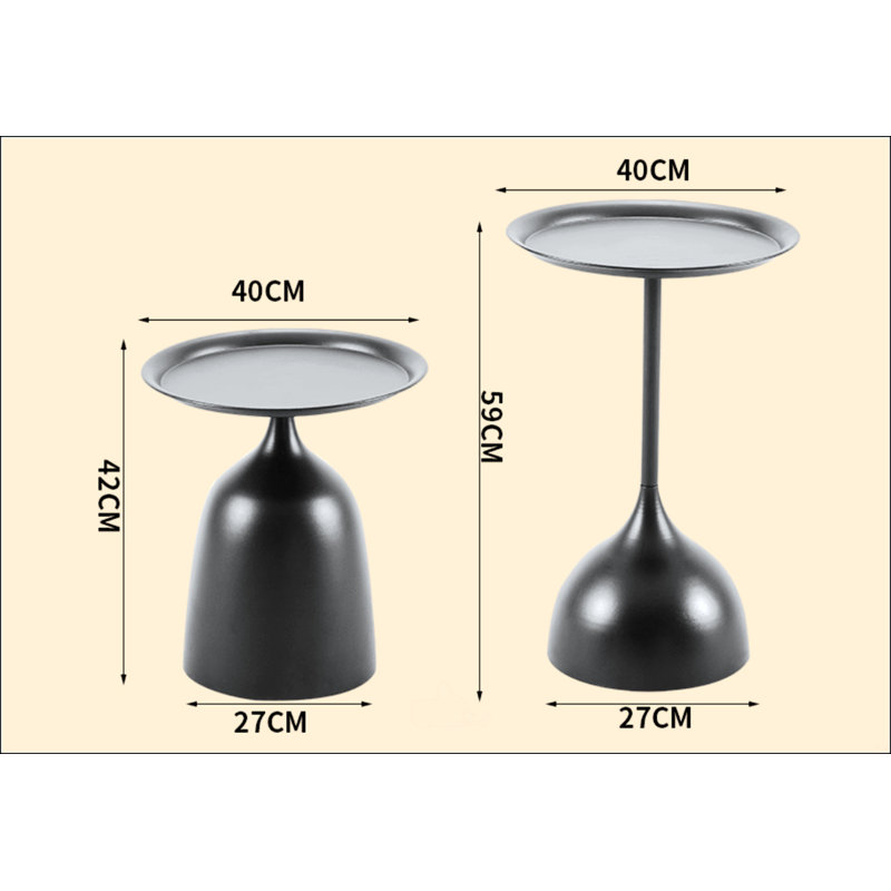Table d'appoint noire